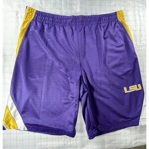 LSU Tigers Stadium Athletics Basketball Shorts - Men’s Size M - Purple/Gold